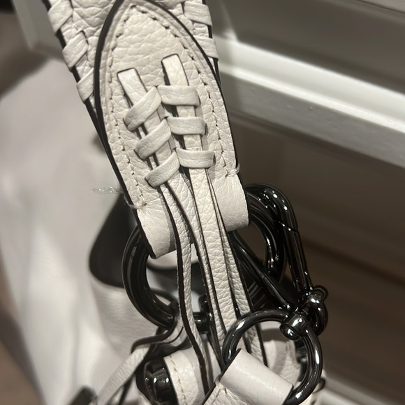 **RARE** Ivory Coach Fringed Nomad Hobo - Picture 6 of 15